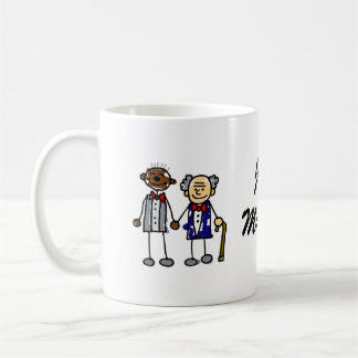 Alte zwischen verschiedenen Rassen homosexuelle Kaffeetasse