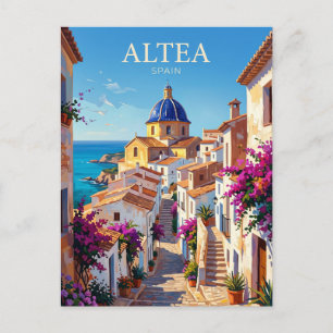Altea Spanien Postkarte
