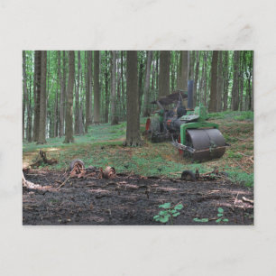 Alteisen III - Dampfwalze Postkarte