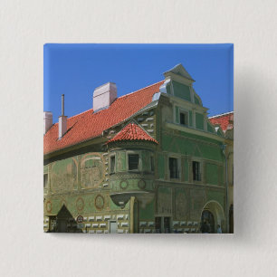 Alten Stadtrand umgeben von Renaissancehäusern aus Button