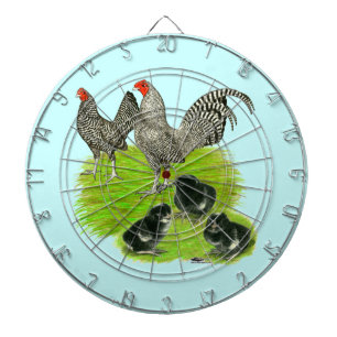 Altenglische Sperber-Bantam-Familie Dartscheibe