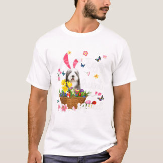 Altenglischer Schäferhund Frohe Ostern T-Shirt