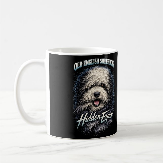 Altenglischer Schäferhund Kaffeetasse (Links)