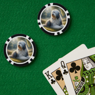 Altenglischer Schäferhund Pokerchips