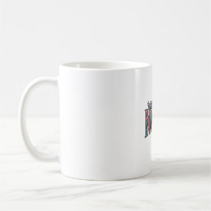 Altenpfleger-Blumen-Typografie-Shirt D Kaffeetasse