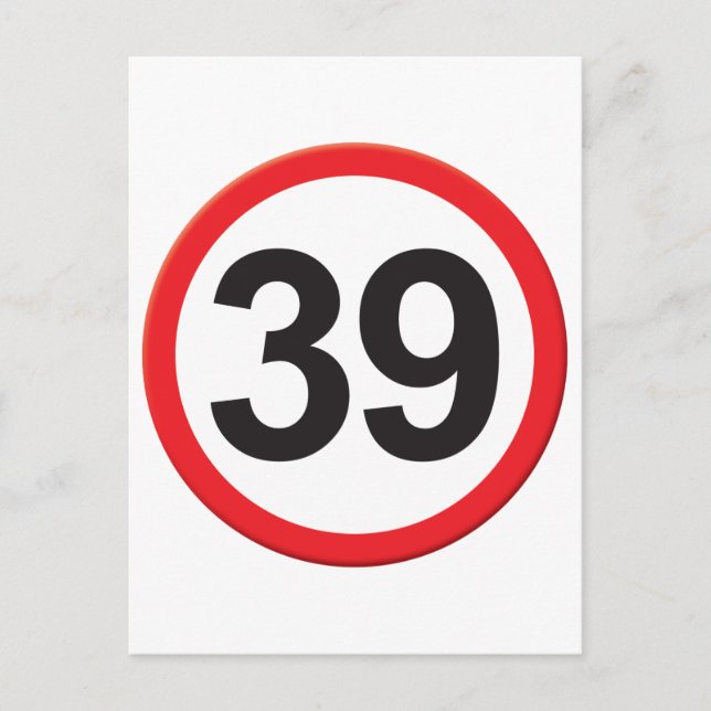 Alter 39 postkarte (Vorderseite)