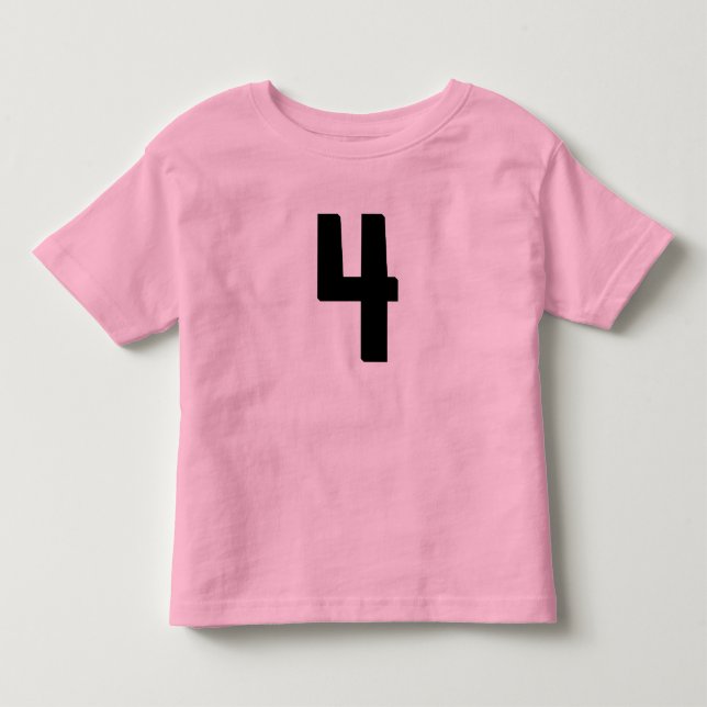 ALTER 4 VIER FUNNY JERSEY T - SHIRT (Vorderseite)