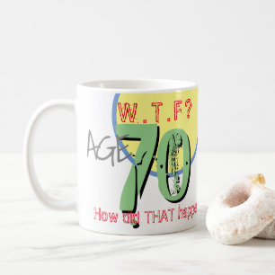 Alter 70. WACHSTUM? Wie ist das passiert? Tasse