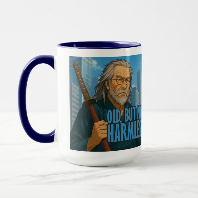 Alter, aber nicht harmloser Samurai-Stadt-Mug Tasse (Links)