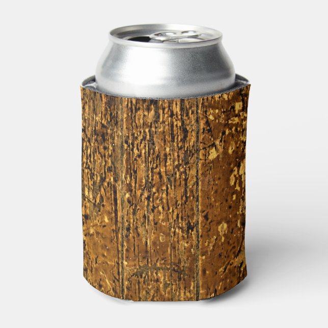 Alter abgenutzter Holzpaneel Dosenkühler (Kanne Vorderseite)