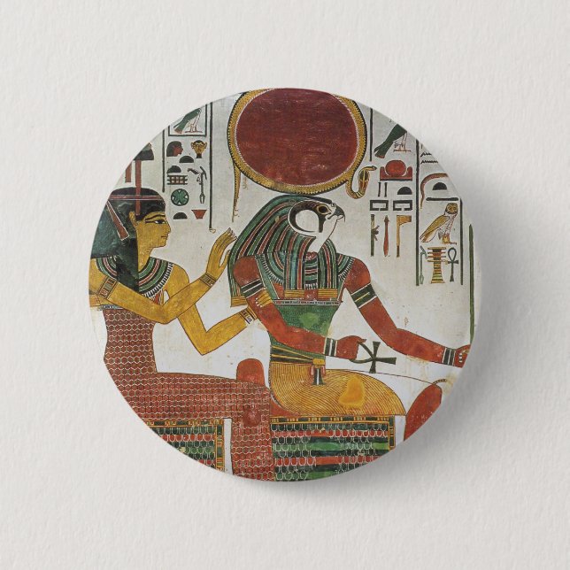 Alter Ägypter Horus Button (Vorderseite)