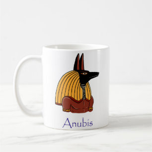 Alter ägyptischer Gott Anubis (benannt) Kaffeetasse
