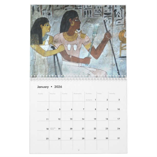 Alter ägyptischer Kunst-Kalender 2012 Kalender (Jan 2026)