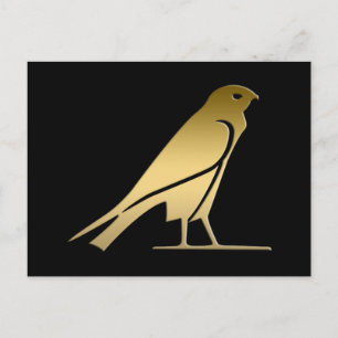 Alter ägyptischer Vogel - Göttin Nekhbet Postkarte