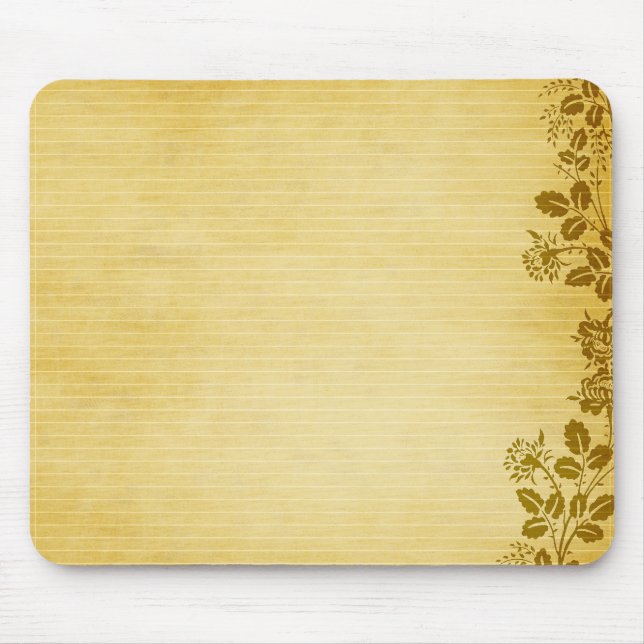 Alter Anmerkungs-Papier-Hintergrund Mousepad (Vorne)
