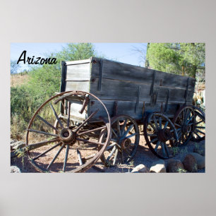 Alter Arizona-Lastwagen Poster