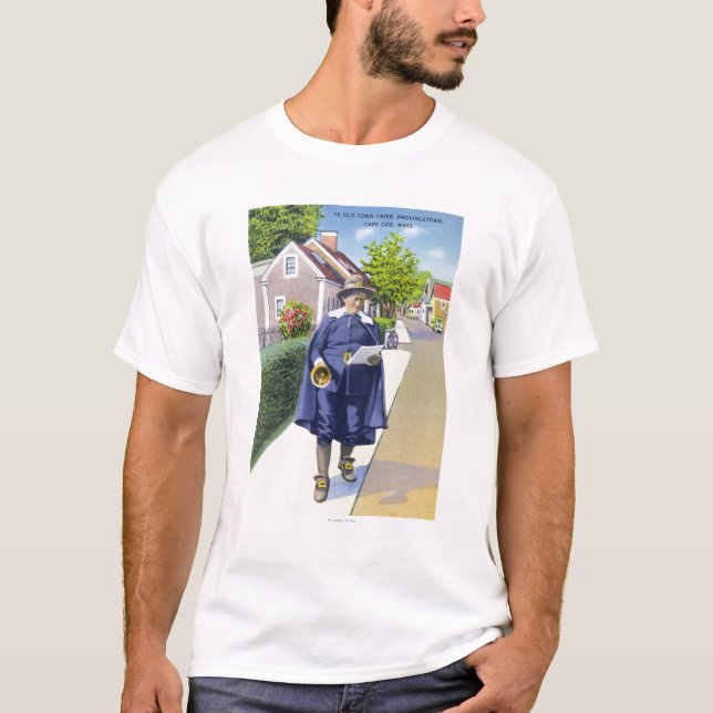 Alter Ausrufer YE Stadt, derbell schellt T-Shirt (Vorderseite)