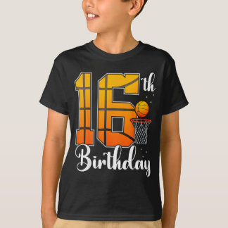 Alter Basketballspieler 16 Jahre T-Shirt