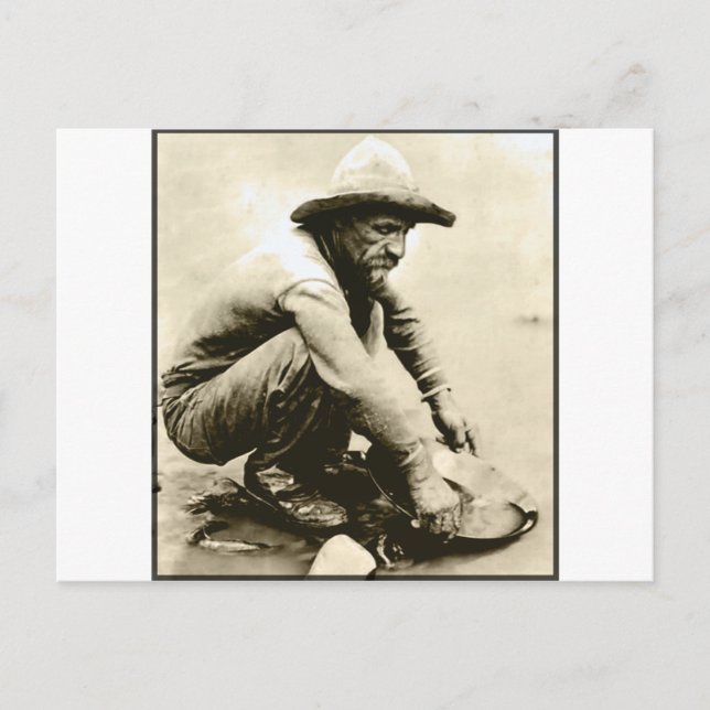 Alter Bergbauer Postkarte (Vorderseite)