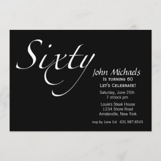 Alter bis Perfektion Einladung