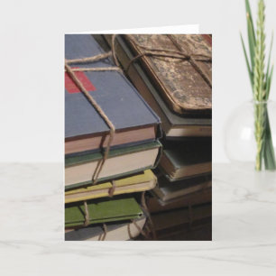 Alter Buchstapel Karte