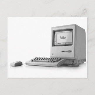 Alter Computer Postkarte