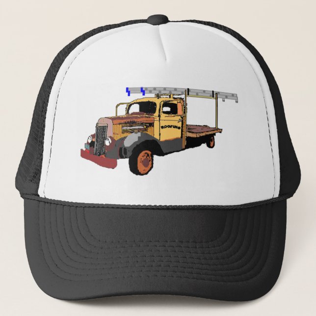 Alter Dachlasterhut Truckerkappe (Vorderseite)