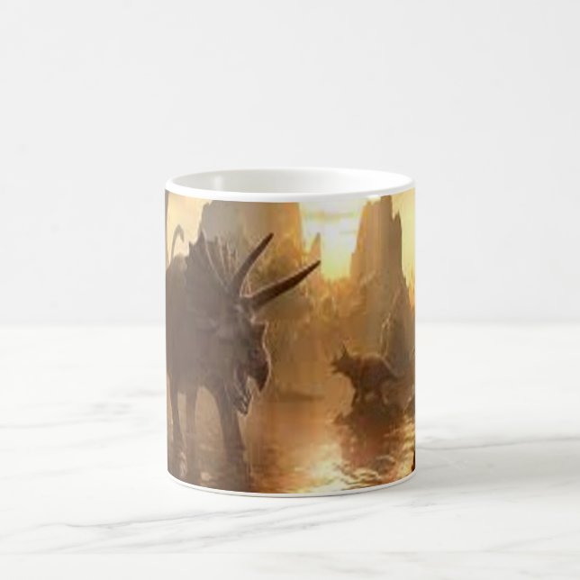 alter Dinosaurier Kaffeetasse (Mittel)