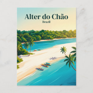 Alter do Chao Brasilien Postkarte