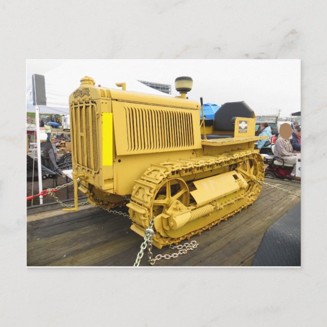 Alter Dozer Postkarte (Vorderseite)