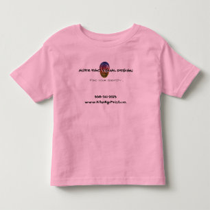 Alter- egodruck - Kleinkind-T - Shirt-Rosa Kleinkind T-shirt