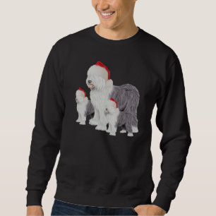 Alter englischer Schäferhund-grundlegendes Sweatshirt