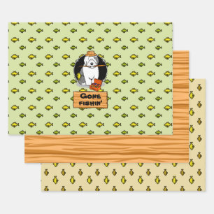 Alter englischer Schafhund (Grau 1) Niedlich Geschenkpapier Set