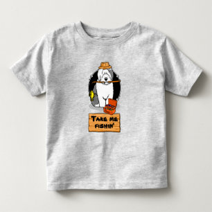 Alter englischer Schafhund (Grau 1) Niedlich Kleinkind T-shirt