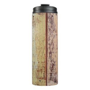 Alter farbenfroher Holz Hintergrund abstrakt,Hinte Thermosbecher