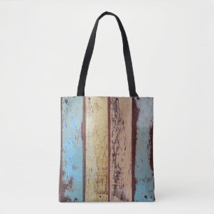 Alter, farbiger Holzboden abstrakt, Hintergrund Tasche