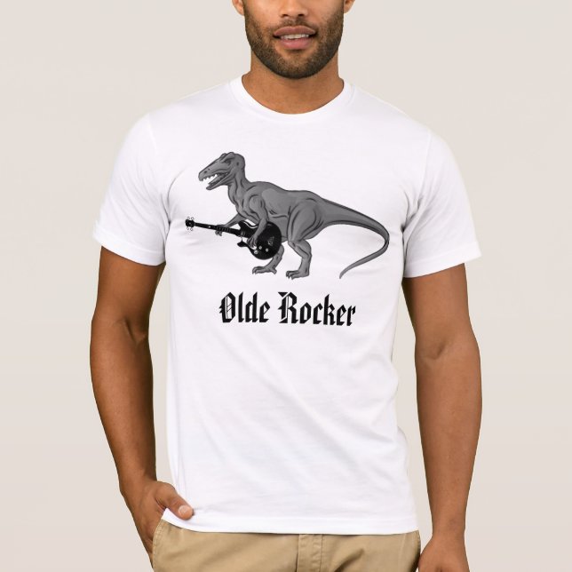 Alter Felsen-Musik-Liebhaber-T - Shirt (Vorderseite)