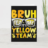 Alter, Field Day, gelbes Team, lasst die Spiele be