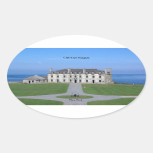 Alter Fort-Niagara-Aufkleber Ovaler Aufkleber