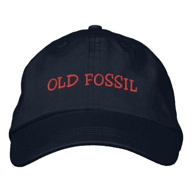 ALTER FOSSIL-Hut Bestickte Baseballkappe (Vorderseite)