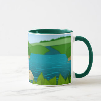 Alter Frosch Tasse