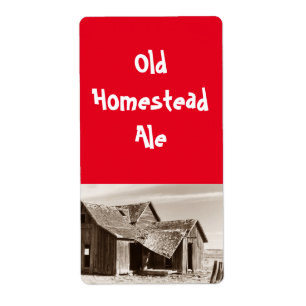 Alter Gehöft-Alesepia-Zuhausebrauen Bier-Aufklebe