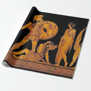 Alter Gott und Göttin Frieze - Griechenland Geschenkpapier