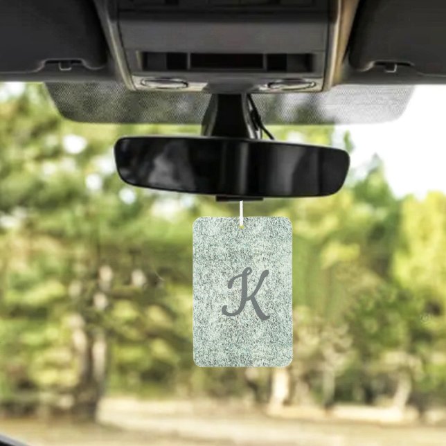 Alter Granit-Freshener Autolufterfrischer (Your choice of Monograms and styles, in this Aged Granite Air Freshener!)