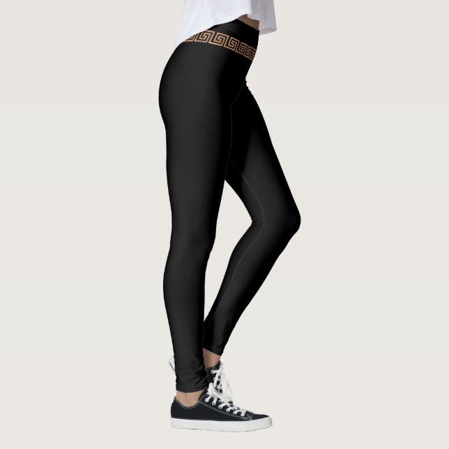 Alter Grieche-rustikaler GoldSingle-Gurt Leggings (Rechts)