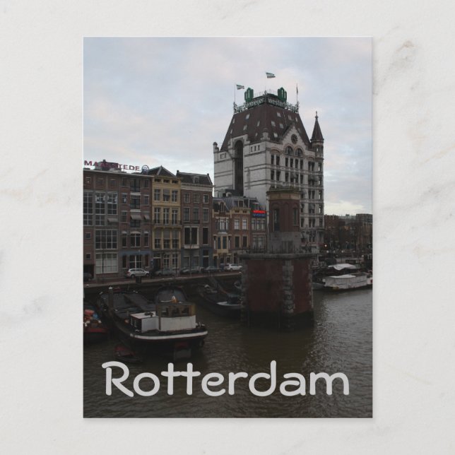 Alter Hafen, Rotterdam Postkarte (Vorderseite)