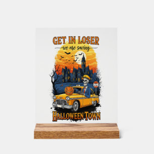 Alter Halloween-Film Acrylschild