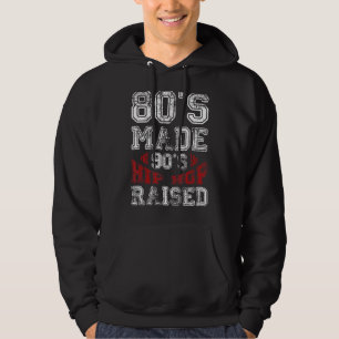 Alter Hip Hop 80er der 90er Jahre Hip Hop gestiege Hoodie