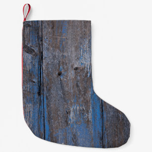 Alter Holzboden. Grunge textureabstract Kleiner Weihnachtsstrumpf