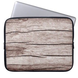 Alter Holzfußboden mit Rissen, alte Holzstruktur Laptopschutzhülle